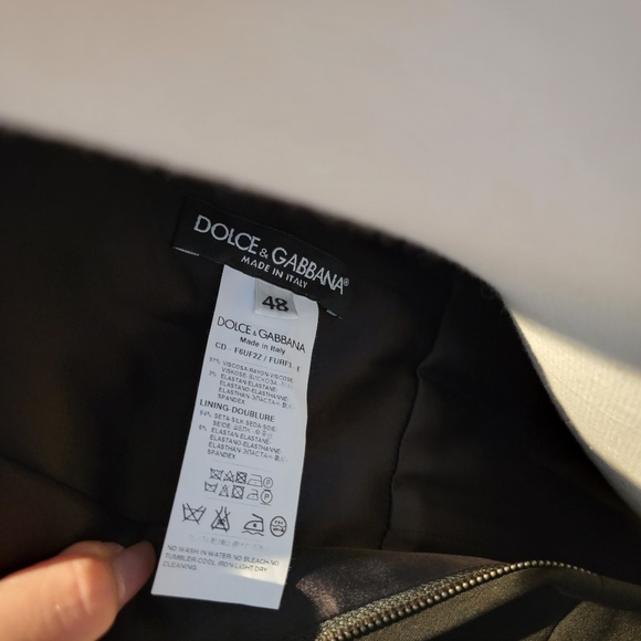 DOLCE & GABBANA BLACK COCKTAIL DRESS - Picture 7 of 8